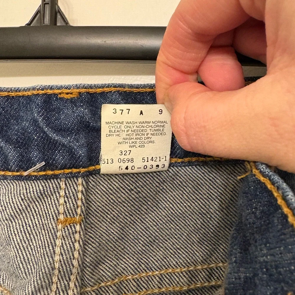Vtg 90s Levis 540 Orange Tab Jeans Mens 34x29 Relaxed Tapered Blue Denim USA